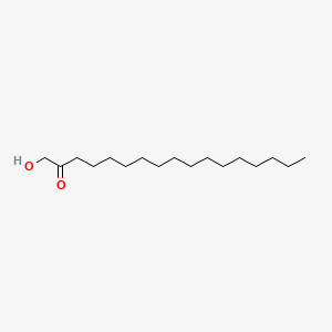 molecular formula C17H34O2 B1210358 1-Hydroxy-2-ketoheptadecane CAS No. 41265-63-8