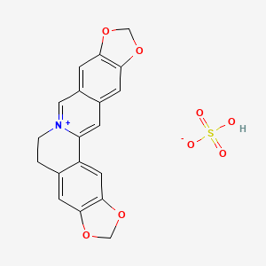 molecular formula C19H15NO8S B12103585 IsoCoptisine sulfate 