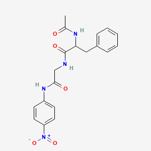 2-acetamido-N-[2-(4-nitroanilino)-2-oxoethyl]-3-phenylpropanamide