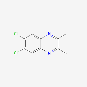 molecular formula C10H8Cl2N2 B1210360 6,7-二氯-2,3-二甲基喹喔啉 CAS No. 52736-71-7