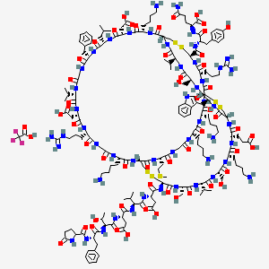 molecular formula C181H275F3N50O57S7 B12103612 Iberiotoxin trifluoroacetate salt 