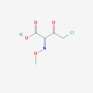 (Z)-4-Chloro-2-(methoxyimino)-3-oxobutanoic acid