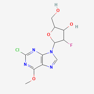 2-Chloro-6-methoxy-9-(2-deoxy-2-fluoro-beta-D-arabinofuranosyl)-9H-purine