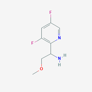 1-(3,5-Difluoropyridin-2-yl)-2-methoxyethanamine