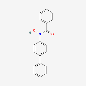 molecular formula C19H15NO2 B1210386 N-Hydroxy-4-biphenylylbenzamide CAS No. 26690-77-7