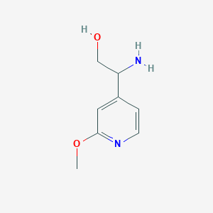 (2S)-2-Amino-2-(2-methoxy(4-pyridyl))ethan-1-ol