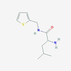 (S)-2-Amino-4-methyl-N-(thiophen-2-ylmethyl)pentanamide hydrochloride