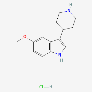 B1210392 5-Methoxy-3-(piperidin-4-yl)-1H-indole hydrochloride CAS No. 60155-65-9