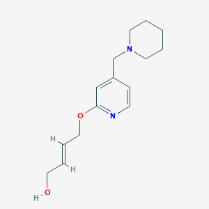 (E)-4-((4-(Piperidin-1-ylmethyl)pyridin-2-yl)oxy)but-2-en-1-ol