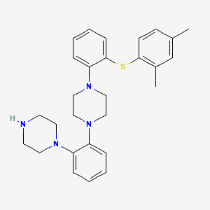 molecular formula C28H34N4S B12104062 Vortioxetine Impurity 14 