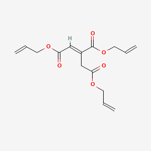 molecular formula C15H18O6 B12104131 Triallyl aconitate 