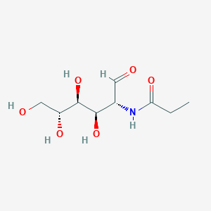 molecular formula C9H17NO6 B1210416 N-丙酰-D-葡萄糖胺 CAS No. 40549-20-0