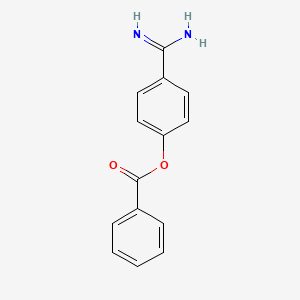 4-Amidinophenyl benzoate
