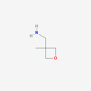 molecular formula C5H11NO B121042 (3-甲基氧杂环丁-3-基)甲胺 CAS No. 153209-97-3