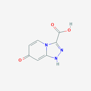 molecular formula C7H5N3O3 B12104213 7-Hydroxy-[1,2,4]triazolo[4,3-a]pyridine-3-carboxylic acid 