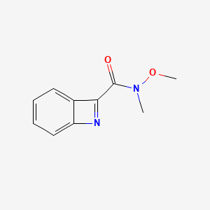 N-Methoxy-N-methyl-7-azabicyclo[4.2.0]octa-1,3,5,7-tetraene-8-carboxamide