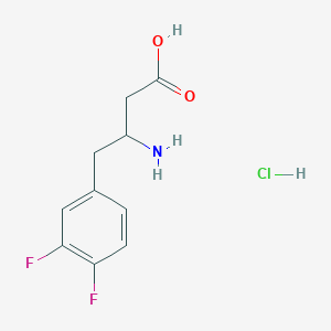 3-Amino-4-(3,4-difluorophenyl)butanoic acid hydrochloride