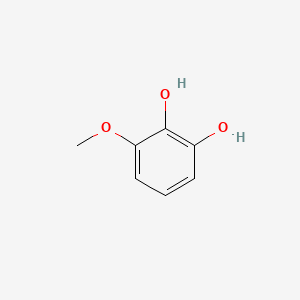 molecular formula C7H8O3 B1210430 3-甲氧基邻苯二酚 CAS No. 934-00-9
