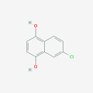 molecular formula C10H7ClO2 B12104409 6-Chloro-1,4-naphthalenediol 