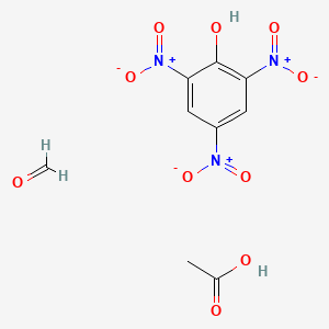 molecular formula C9H9N3O10 B1210442 Bouin's solution CAS No. 37330-50-0