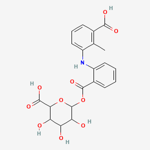 6-[2-(3-Carboxy-2-methylanilino)benzoyl]oxy-3,4,5-trihydroxyoxane-2-carboxylic acid