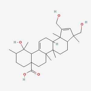 11-hydroxy-1,3-bis(hydroxymethyl)-3,5a,5b,10,11,13b-hexamethyl-4,5,6,7,8,9,10,11a,13,13a-decahydro-3aH-cyclopenta[a]chrysene-7a-carboxylic acid