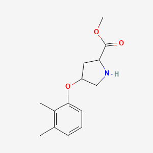 Methyl 4-(2,3-dimethylphenoxy)pyrrolidine-2-carboxylate