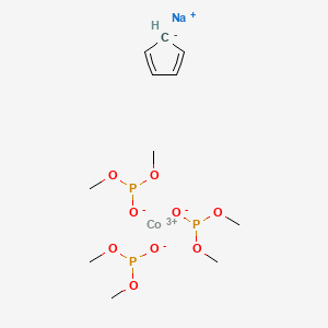 Sodium(cyclopentadienyl)tris(dimethylphosphito)CO