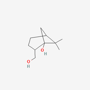 molecular formula C10H18O2 B12104572 (1R)-(-)-trans-Pinane-1,10-diol 