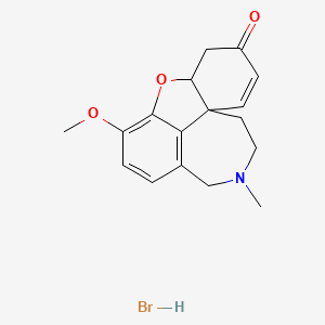 9-Methoxy-4-methyl-11-oxa-4-azatetracyclo[8.6.1.01,12.06,17]heptadeca-6(17),7,9,15-tetraen-14-one;hydrobromide