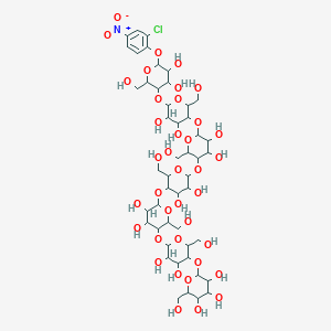 molecular formula C48H74ClNO38 B12104609 2-Chloro-4-nitrophenyl b-D-maltoheptaoside 