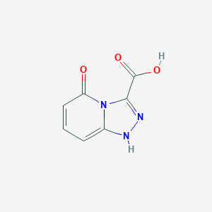 molecular formula C7H5N3O3 B12104619 5-Hydroxy-[1,2,4]triazolo[4,3-a]pyridine-3-carboxylic acid 