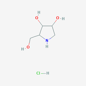 molecular formula C5H12ClNO3 B12104653 1,4-Dideoxy-1,4-imino-D-Arabinitol (hydrochloride) 