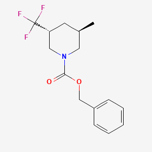 (3R,5R)-Benzyl 3-methyl-5-(trifluoromethyl)piperidine-1-carboxylate