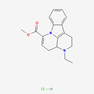 molecular formula C18H21ClN2O2 B1210477 Vinconate hydrochloride CAS No. 70704-04-0