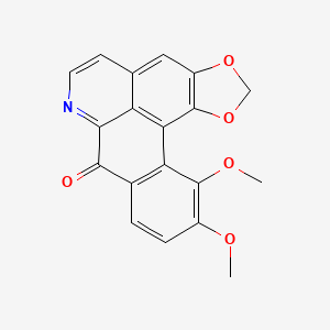 molecular formula C19H13NO5 B1210482 氧杂-O-甲基毛茛碱 