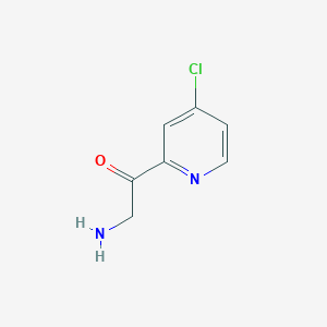 2-Amino-1-(4-chloropyridin-2-yl)ethanone