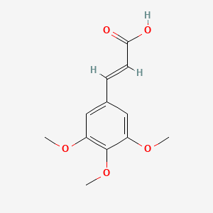 molecular formula C12H14O5 B1210485 3,4,5-三甲氧基肉桂酸 CAS No. 90-50-6