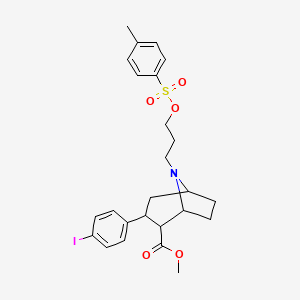 Methyl 3-(4-iodophenyl)-8-[3-(4-methylphenyl)sulfonyloxypropyl]-8-azabicyclo[3.2.1]octane-2-carboxylate