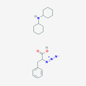 2-azido-3-phenylpropanoic acid;N-cyclohexylcyclohexanamine