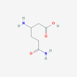 Hexanoic acid, 3,6-diamino-6-oxo-, (3S)-