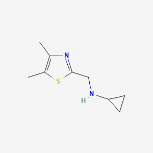 Cyclopropyl-(4,5-dimethyl-thiazol-2-ylmethyl)-amine