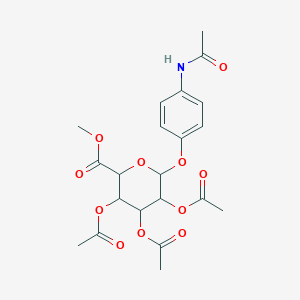 4-Acetamidophenyl-d3-2,3,4-tri-O-acetyl--D-glucuronide, Methyl Ester