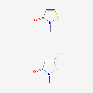 molecular formula C8H9ClN2O2S2 B012105 卡松 886 CAS No. 55965-84-9