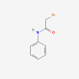 molecular formula C8H8BrNO B1210500 2-Bromo-N-phenylacetamide CAS No. 5326-87-4