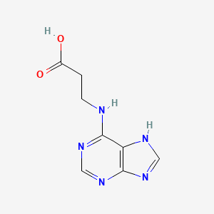 molecular formula C8H9N5O2 B1210501 N(6)-(2-Carboxyethyl)adenine CAS No. 73094-99-2