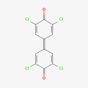 molecular formula C12H4Cl4O2 B1210503 3,3'5,5'-Tetrachlorodiphenoquinone CAS No. 27728-29-6