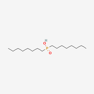 molecular formula C16H35O2P B1210504 Dioctylphosphinic acid CAS No. 683-19-2