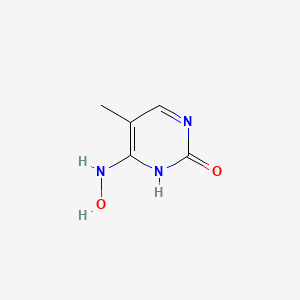 molecular formula C5H7N3O2 B1210508 5-Methyl-N(4)-hydroxycytosine CAS No. 3171-25-3