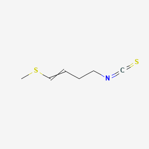 molecular formula C6H9NS2 B1210511 4-Isothiocyanato-1-(methylthio)-1-butene CAS No. 51598-96-0